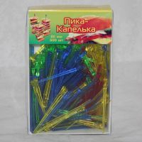 Пика 70 мм, диз. "Булава", цвет в ассорт., ПС, 500 шт/упак 15 упак/кор РОССИЯ -