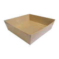 Картонный квадратный контейнер, внеш. 165х165х49 мм, внутр. 150х150х40 мм, ECO SmartPack