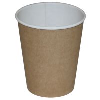 Стакан бумажный 400 мл 1 сл., d90 мм, крафт-бел., карт., 50 шт/упак 1 000 шт/кор РОССИЯ 400123