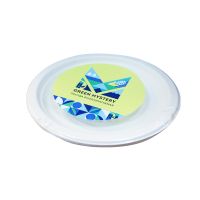 Тарелка кругл., d 172мм, h 17мм, бел., сахарный тростник