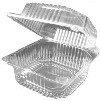 Упаковка для кондит. изделий 1360 мл, 1-секц. 153х153х86[139х139х78] мм, неразъем.крышка, прозр., ОПС, 600 шт/кор 600 шт/упак РОССИЯ ФП-К-15Т