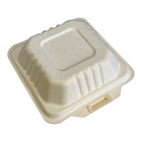 Коробка для бургера [бургербокс] 166х153х63 мм, бел., целл., 50 шт/упак 400 шт/кор РОССИЯ