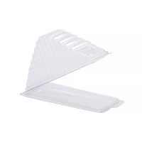 Упаковка для сэндвичей треуг. 187х80х82[170х70х76] мм, неразъем.крышка, прозр., ПЭТ, 80 шт/упак 480 шт/кор РОССИЯ СпК-1908