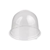 Упаковка для пирожного, круглая, d 90мм, h 80мм, прозрачная, ПЭТ