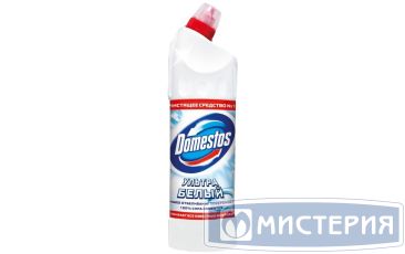 Средство для очистки сантехники "Domestos" Ультра белый, изогнутое горло, 1000 мл 12 шт/кор РОССИЯ