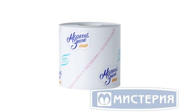 Бумага туалетная 1 слой, "Мягкий знак", Бумага