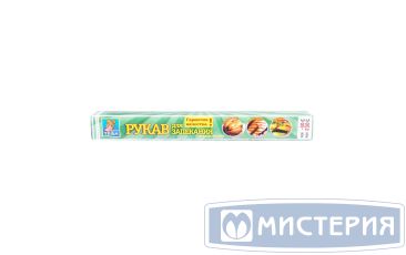 Рукав для запекания 30см х 3м, с завязками, прозр., ПЭТ "ВкусноТеща" 50 шт/кор РОССИЯ
