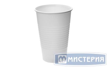 Стакан одноразовый 200 мл для холодных и горячих напитков, белый, ПП