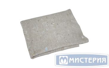 Техническая салфетка (тряпка для пола СТАНДАРТ БЕЛЫЙ ХПП) ширина 80 см рулон 50м, х/б, строчка 2,5мм