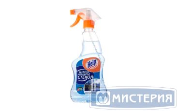 Средство для мытья стекол и зеркал "Help" Свежий озон, триггер, 500 мл 12 шт/кор РОССИЯ 1-0329