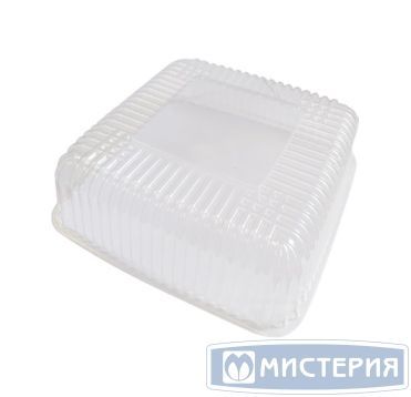 Упаковка для торта [крышка] 235х235х73[219х219х66] мм, прозр., ОПС, 200 шт/кор "Комус" 200 шт/упак РОССИЯ Т-170КНН Стандарт