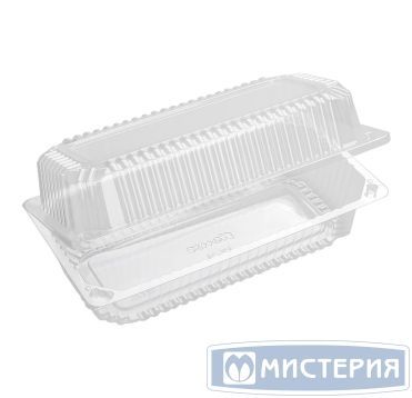 Упаковка прямоугольная 221х115х77мм, 0,8кг, прозрачная, ОПС РК-34