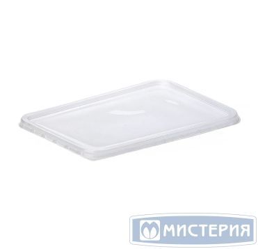 Крышка прямоугольная 186x132х7мм, полупрозрачная