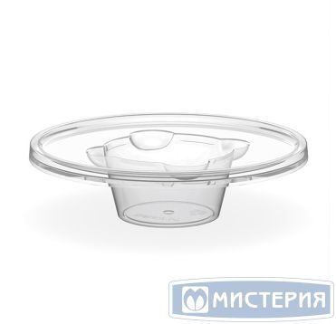 Крышка для соусника [d112хh31] мм, прозр., ПП, 800 шт/кор "Перинт" 800 шт/упак РОССИЯ Крышка 112 (С) прозр.