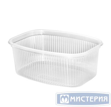 Контейнер 500 мл 1-секц. 139х102х60 мм, без крышки, прозр., ПП, 50 шт/упак 1 000 шт/кор РОССИЯ А 139-500