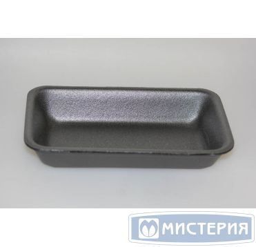 Лоток пищевой 225х135х40 мм, черн., ВПС, 225 шт/кор "Протэк" 225 шт/упак РОССИЯ D-41 "А" Чёрный/ D4