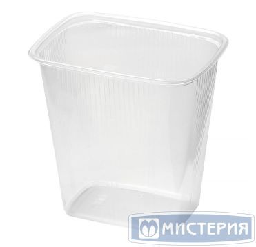 Контейнер прямоугольный 108х82х106мм, 500 мл, полупрозрачный 