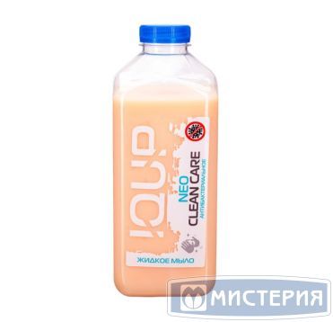 Мыло жидкое антибактериальное "IQUP" Clean Care Neo Персик, флакон, 1000 мл 12 шт/кор РОССИЯ 801265