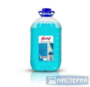 Средство для мытья стекол и зеркал "Ника" Стеклоочиститель, бутылка ПЭТ, 5000 мл 4 шт/кор РОССИЯ -