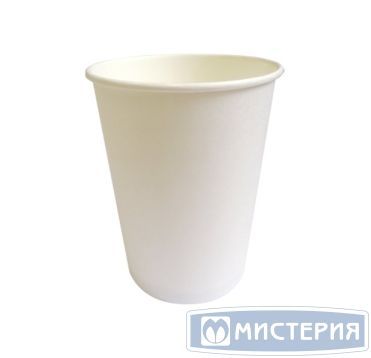 Стакан бумажный 250 мл 1 сл., d80 мм, бел., карт., 50 шт/упак 1 000 шт/кор РОССИЯ 01-125002-050/1000/24/125006