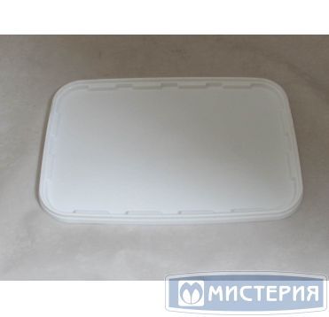 Крышка к контейнеру для пресервов [ведру] 293х198 мм, бел., ПП, 100 шт/кор "Альянсупак" 100 шт/упак БЕЛАРУСЬ КВ-293*198 БЕЛ