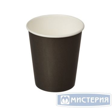 Бумажный стакан 300 мл однослойный,  D – 90 мм, картон, цвет черный