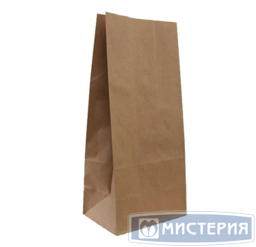 Пакет на вынос [180+120]х290 мм M без ручек, крафт, бум., 500 шт/кор 500 шт/упак РОССИЯ PD-01-50-181229(1000)