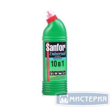 Средство для очистки сантехники "Sanfor" Универсал, Морской бриз, изогнутое горло, 750 мл 15 шт/кор РОССИЯ 1543