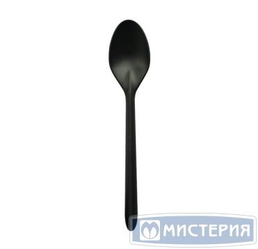 Комплект столовых приборов №1 [лож.ст. 173,5 мм, черн., ПП], 500 шт/кор 500 шт/упак РОССИЯ Н11-016