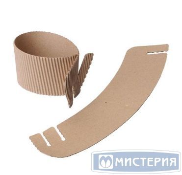 Капхолдер [манжета] 288х56 мм, крафт, карт., 450 шт/кор 450 шт/упак РОССИЯ