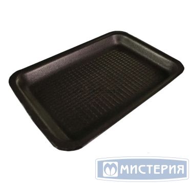 Лоток пищевой 226х153х20 мм, серия М-2 А, черн., ВПС, 200 шт/кор 200 шт/упак РОССИЯ М-2 "А" черн. ручн.