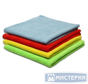 Салфетка из микрофибры 290х290 мм, 200 гр/м2, желт., 50 шт/упак 1 000 шт/кор КИТАЙ 55-0201