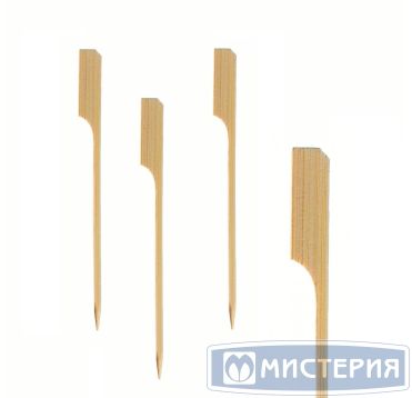 Пика 180 мм, диз. "Гольф", беж., бамбук, 100 шт/упак 1 упак/кор КИТАЙ