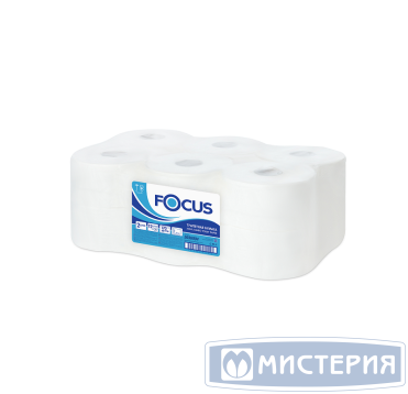 Бумага туалетная для диспенсеров 2-сл. "Focus" Mini Jumbo, бел., 170 м 12 рул/упак 12 рул/кор РОССИЯ 50202222/5036904