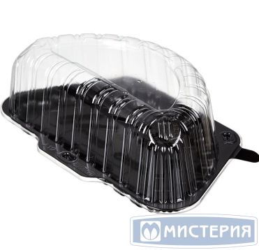 Упаковка для торта [дно] полукруг 267х159х17[230х115х13] мм, коричн., ПС, 270 шт/кор "Комус" 270 шт/упак РОССИЯ Т-105/1Д