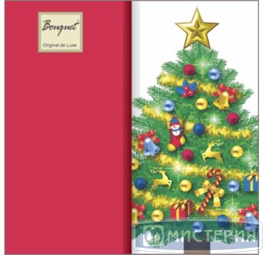 Салфетки 33х33см, 2 сл., с рис. 