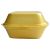 Коробка д/гамбургеров, квадратн., внеш. 125х125х70мм, внутр. 120х120х65мм, жёлт/бел, ВПС